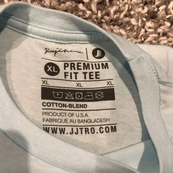 Jiujiteiro Pale Blue Sig Tee - Picture 5 of 5